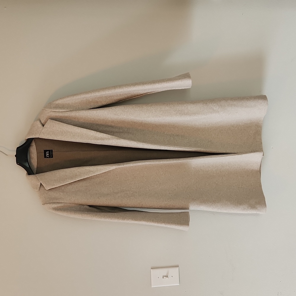 Zara Beige Coat - S